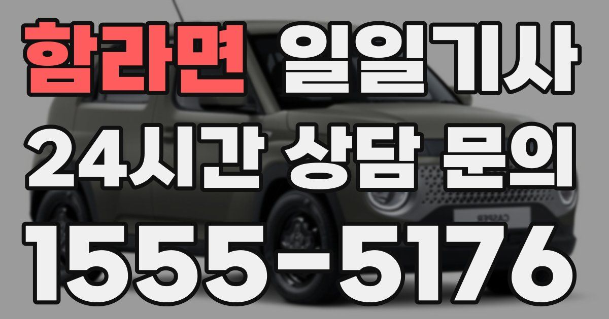 일일대리기사