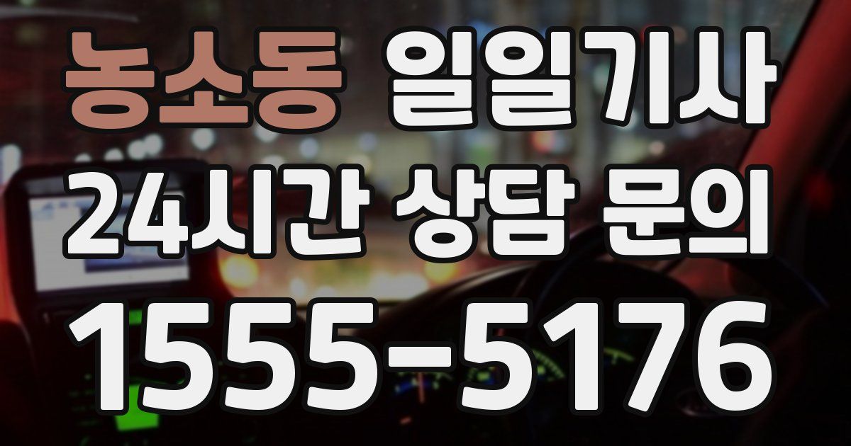 일일대리기사