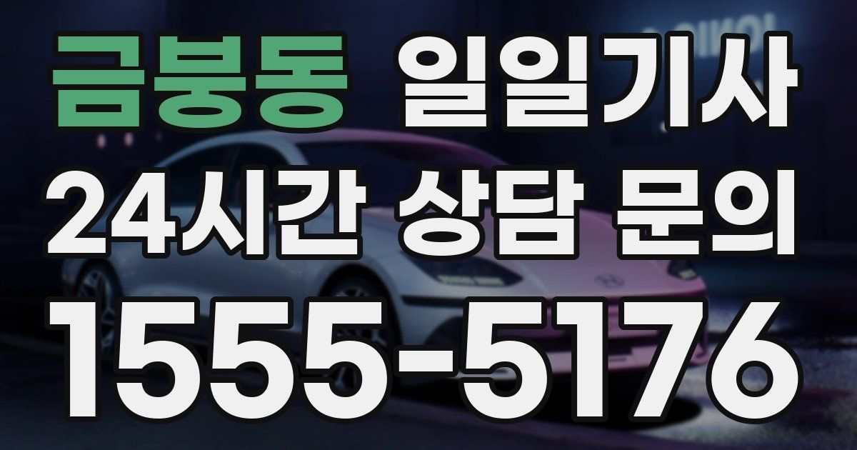 일일대리기사