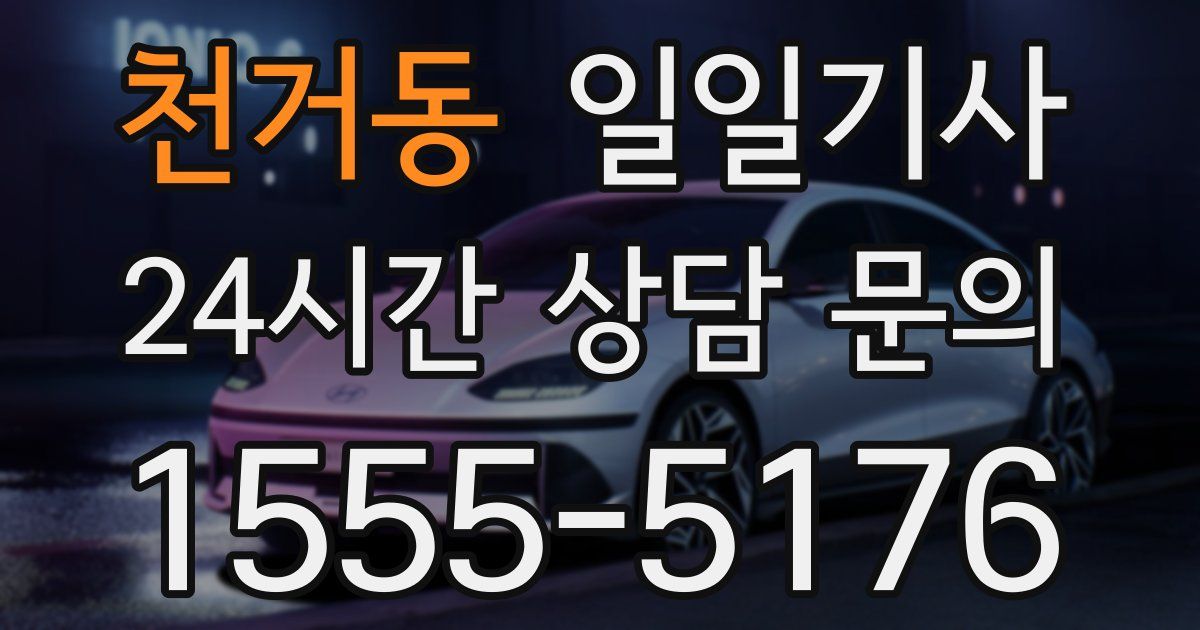 일일대리기사