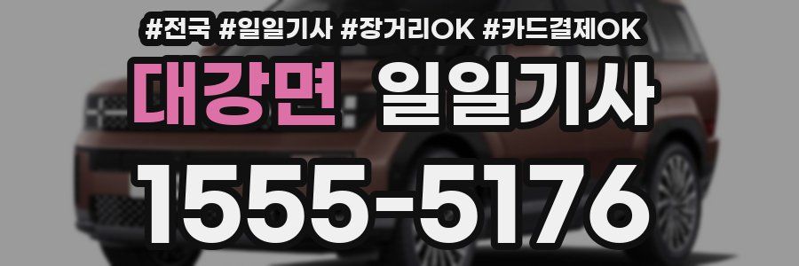 대강면 일일기사