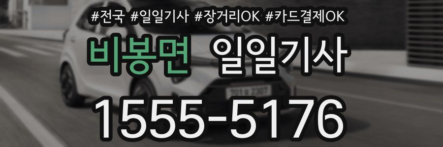 비봉면 일일기사