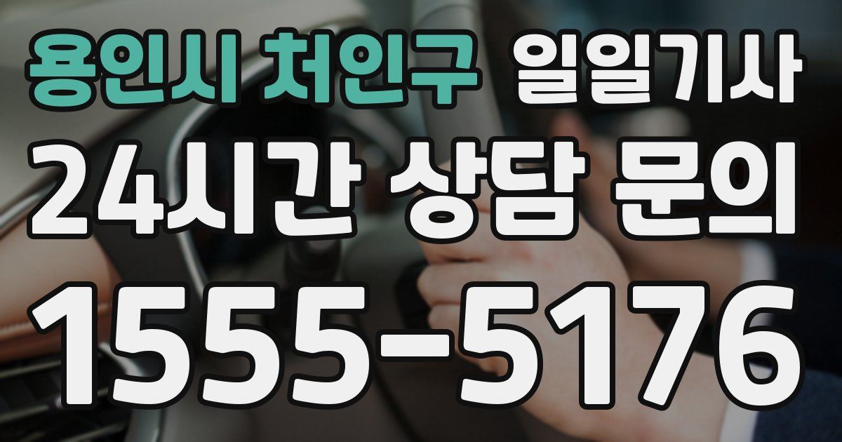 일일대리기사