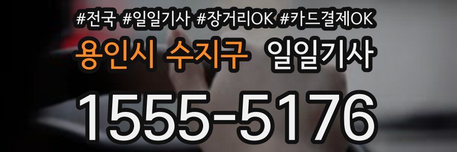 용인시 수지구 일일기사