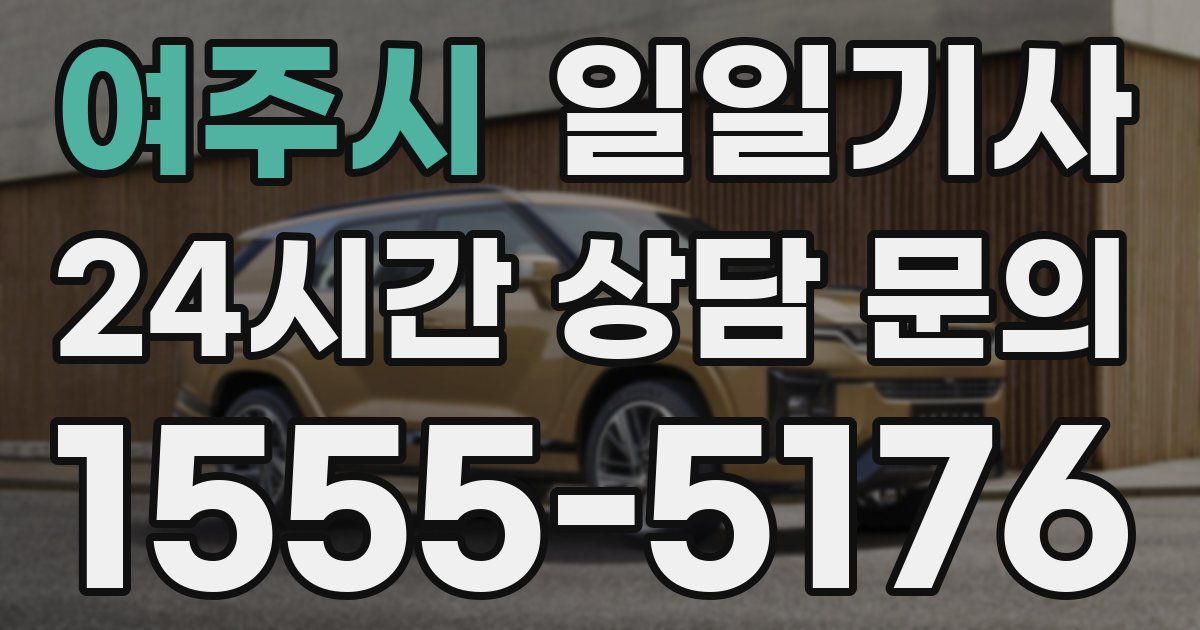 일일대리기사
