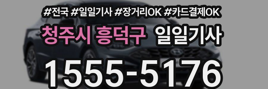 청주시 흥덕구 일일기사