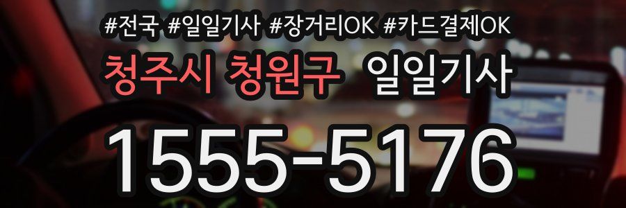 청주시 청원구 일일기사