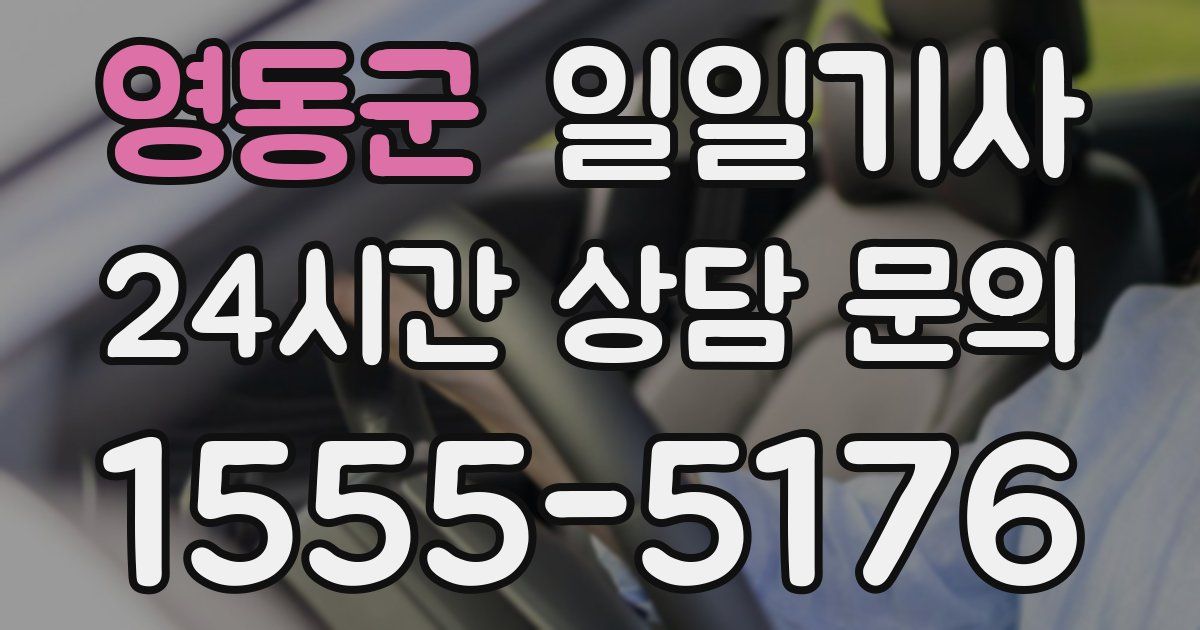 일일대리기사