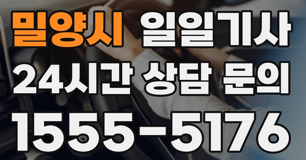 일일대리기사