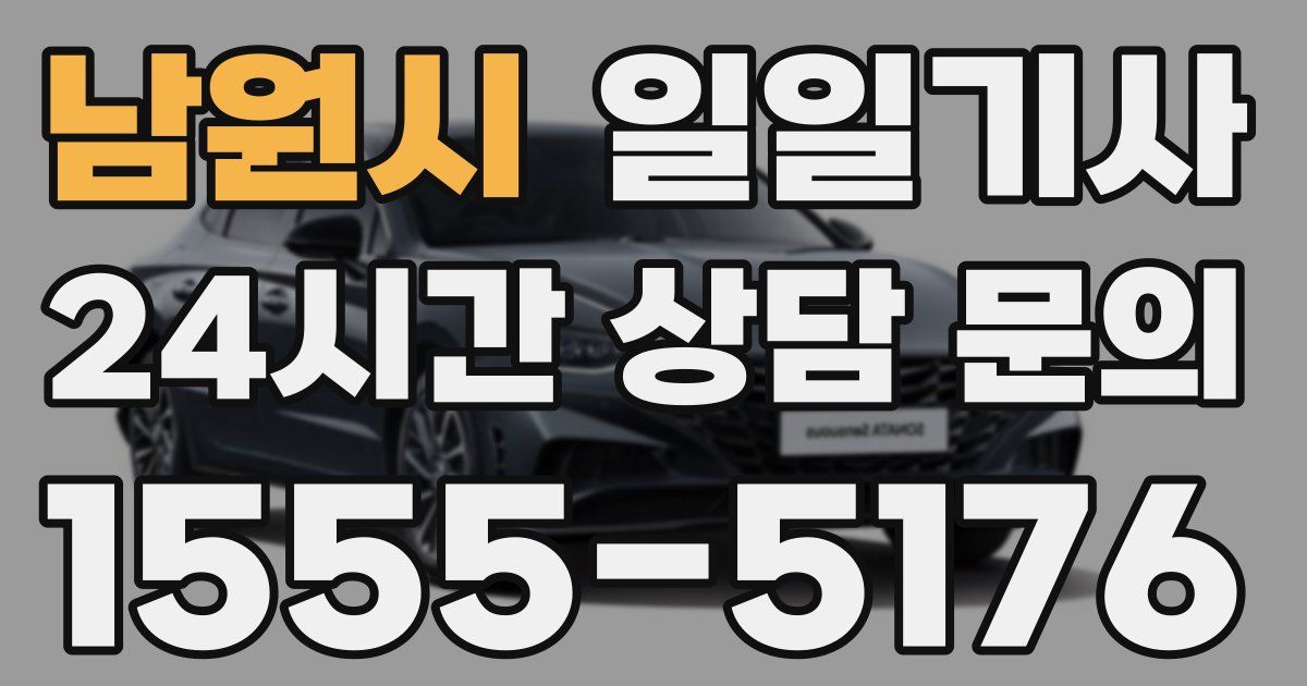 일일대리기사