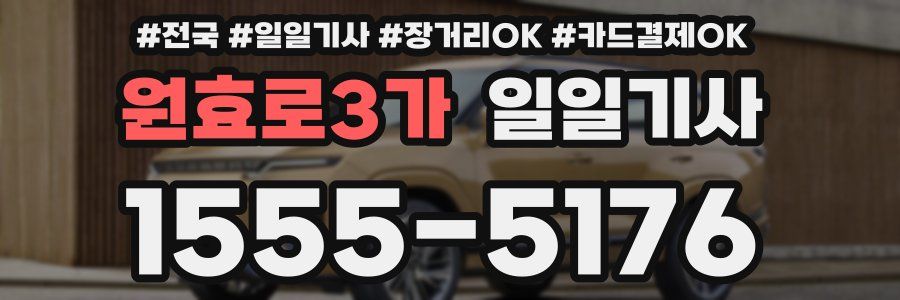 원효로3가 일일기사