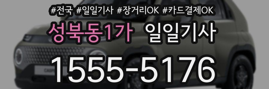 성북동1가 일일기사