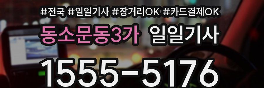 동소문동3가 일일기사