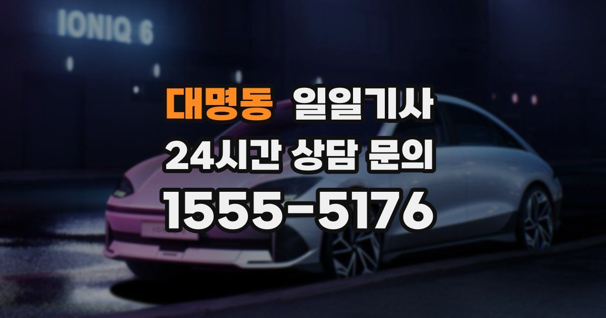 일일대리기사