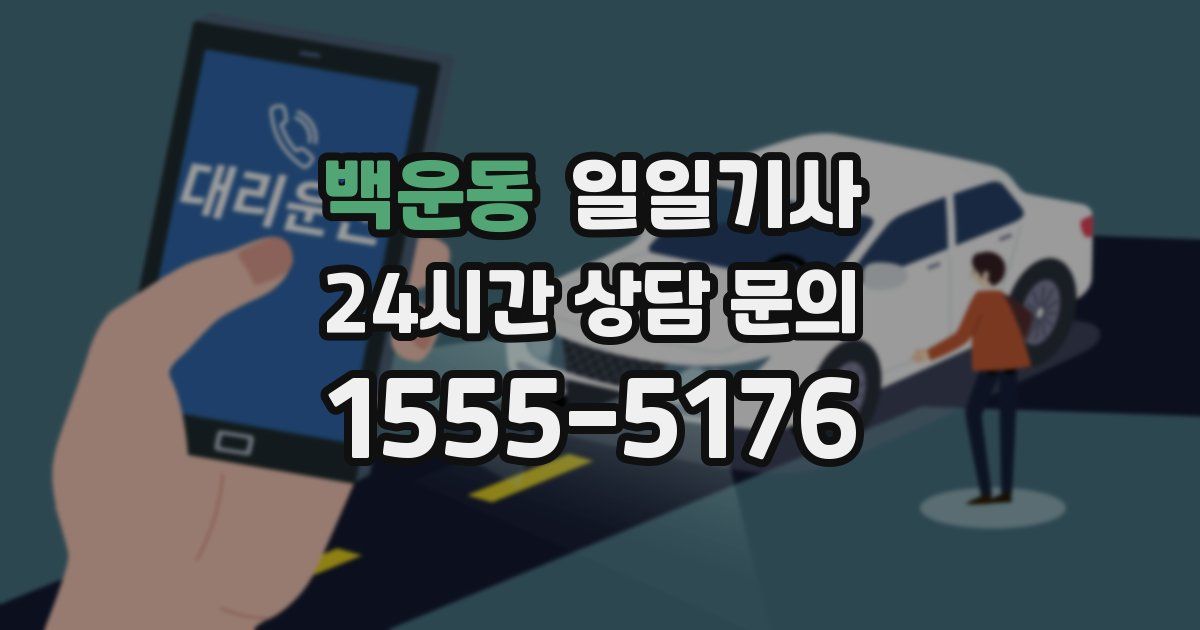 일일대리기사