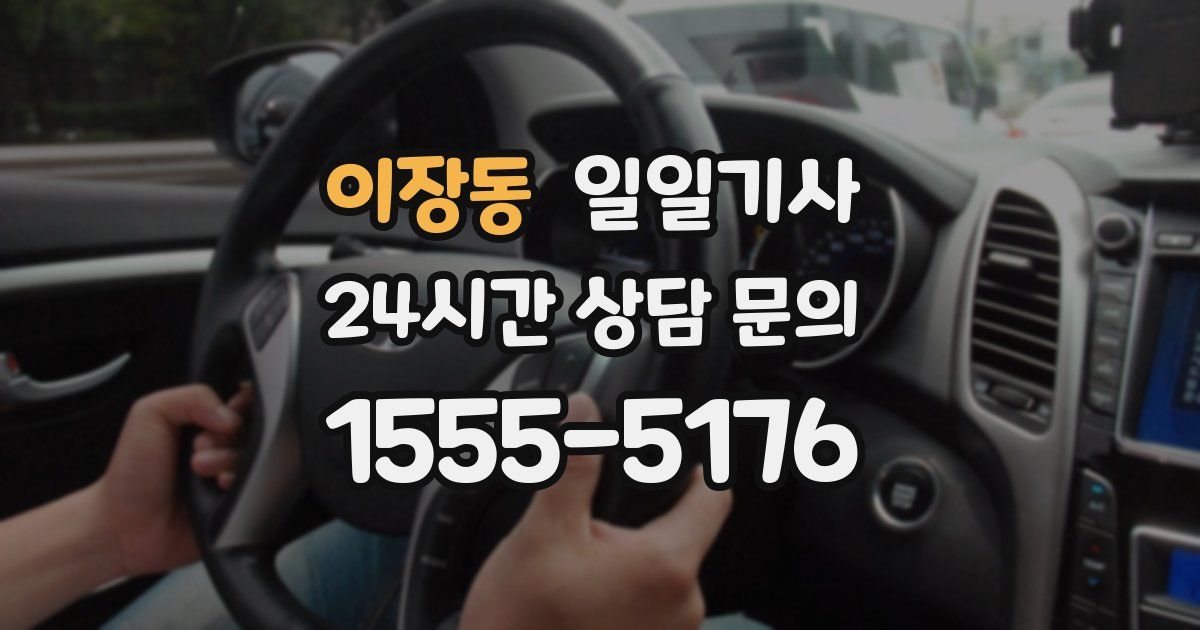 일일대리기사