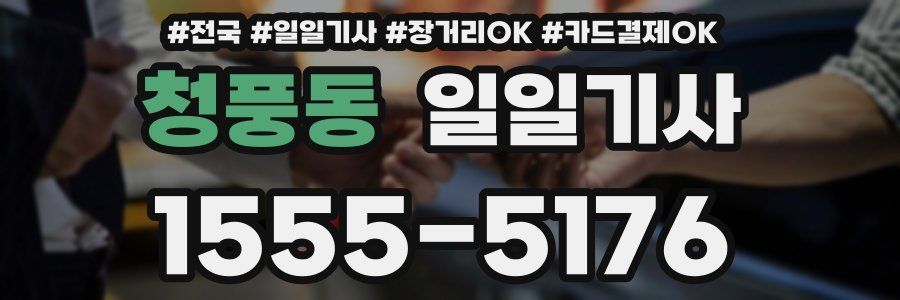 청풍동 일일기사