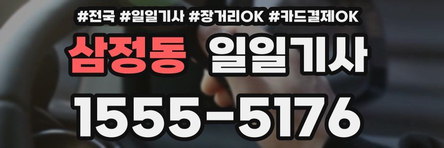 삼정동 일일기사