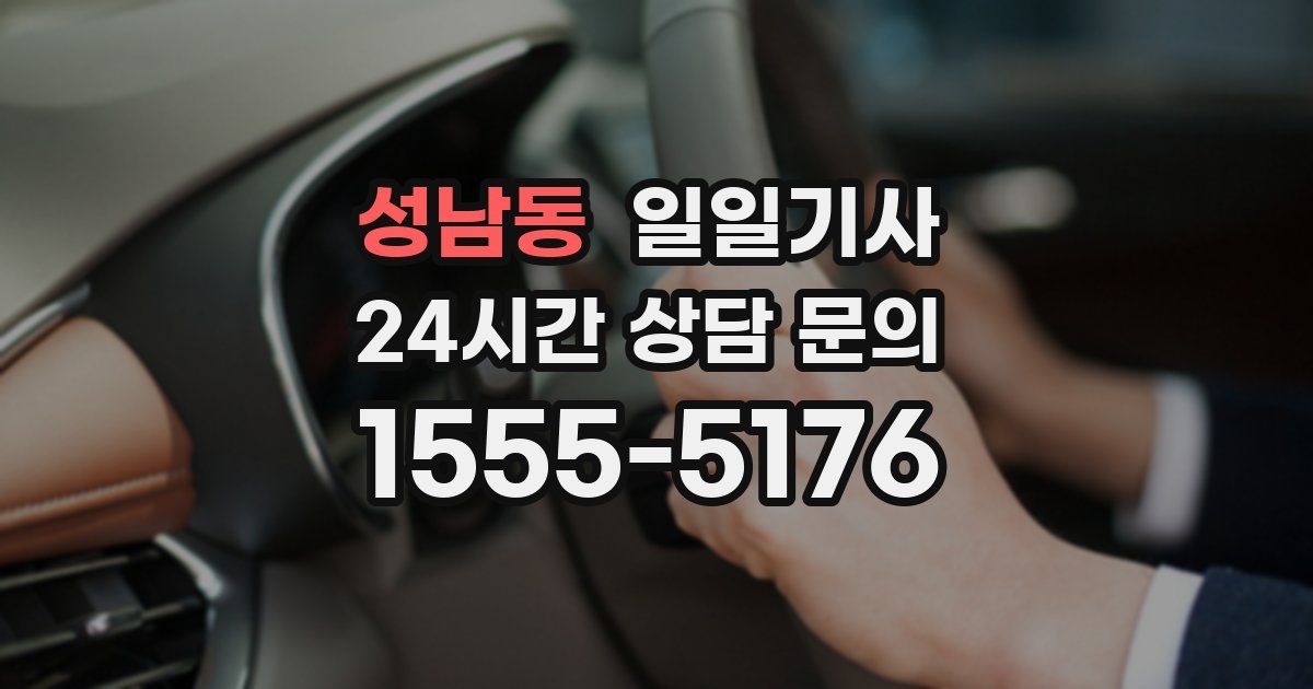 일일대리기사