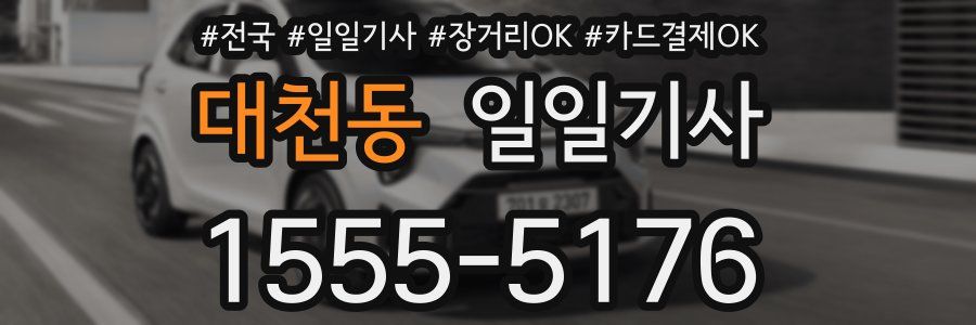 대천동 일일기사