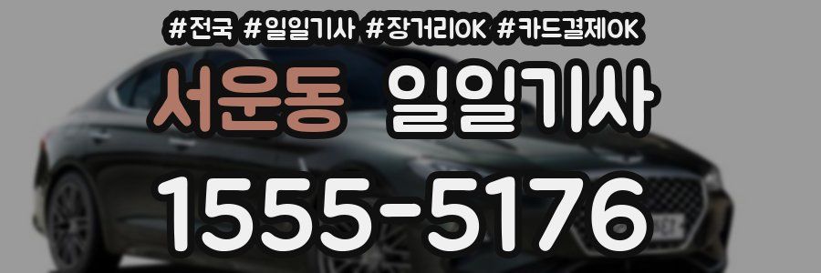 서운동 일일기사