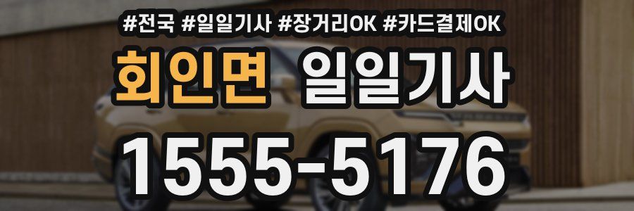 회인면 일일기사