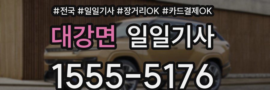 대강면 일일기사