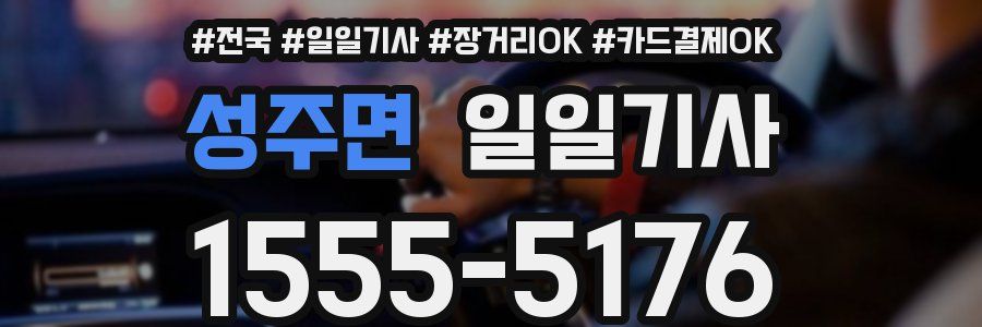 성주면 일일기사