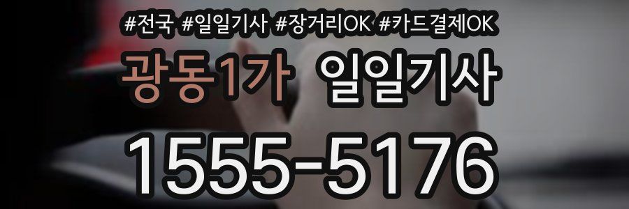 광동1가 일일기사