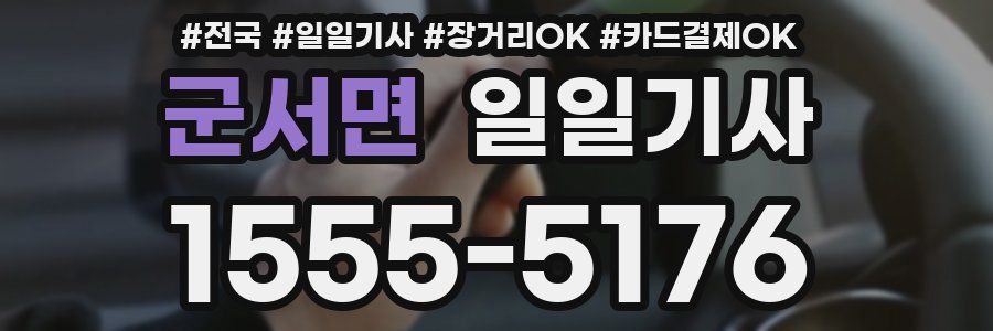 군서면 일일기사