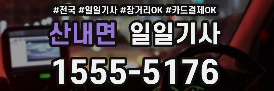 산내면 일일기사