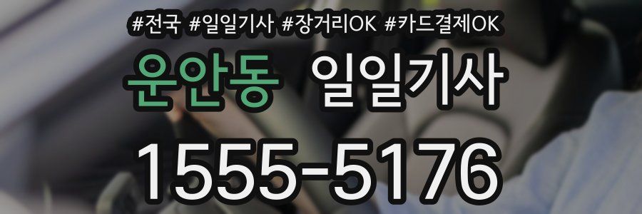 운안동 일일기사