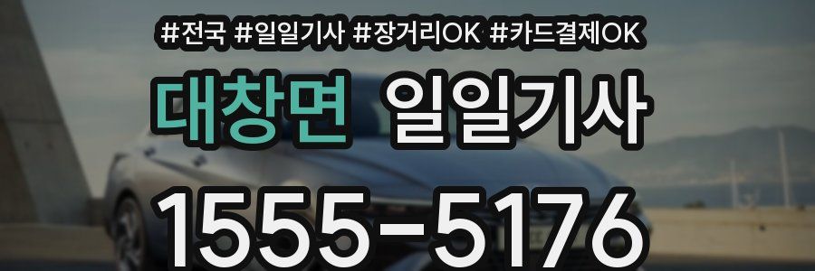 대창면 일일기사