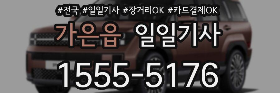 가은읍 일일기사