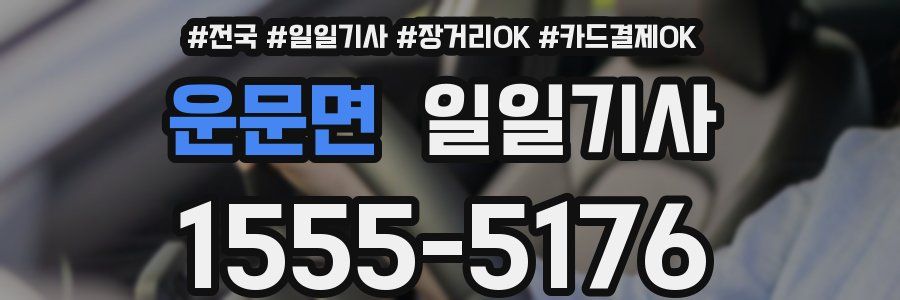 운문면 일일기사