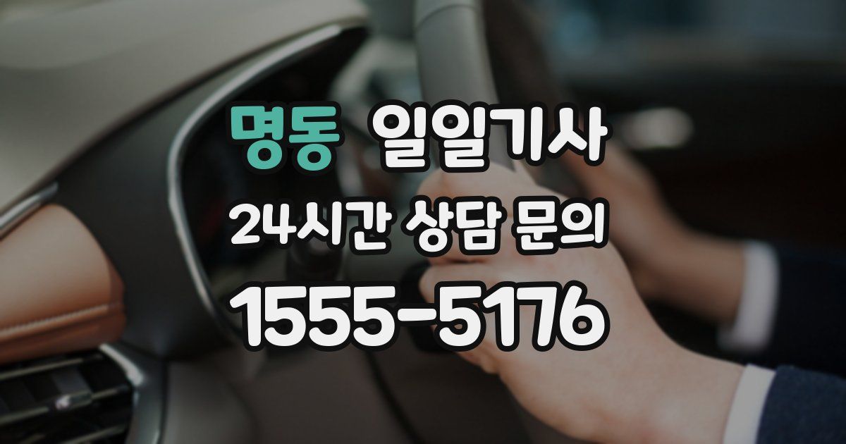 일일대리기사
