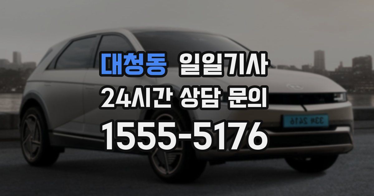 일일대리기사