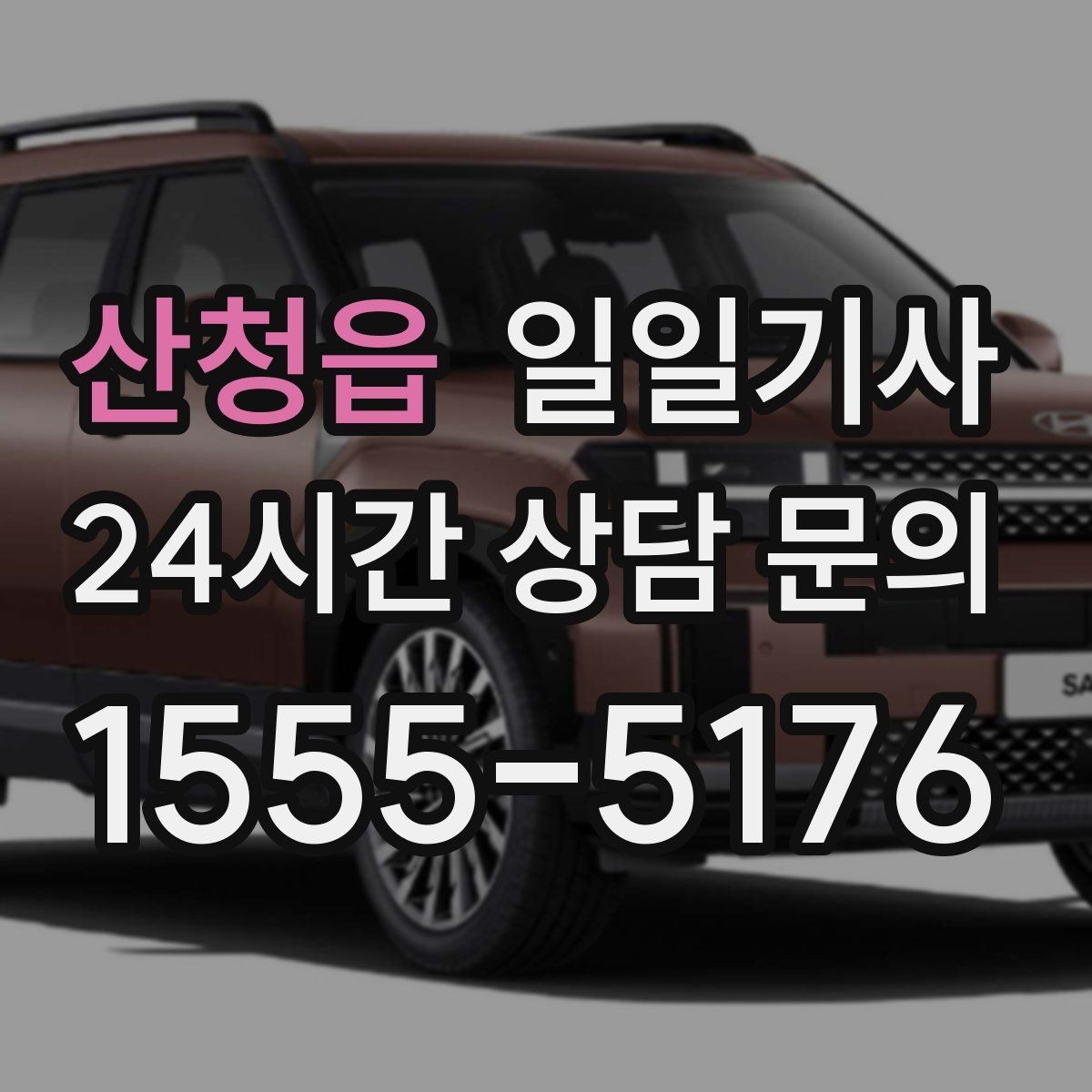 산청읍 일일기사 오늘도 차분히 목적지까지 모십니다