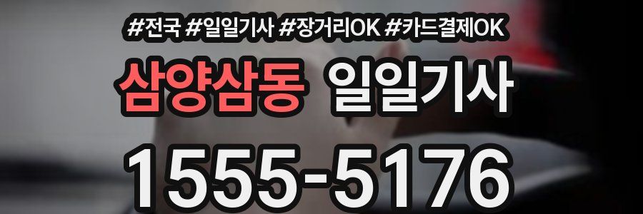 삼양삼동 일일기사