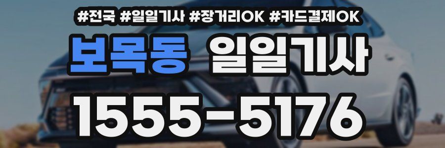 보목동 일일기사