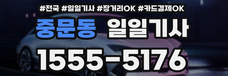 중문동 일일기사