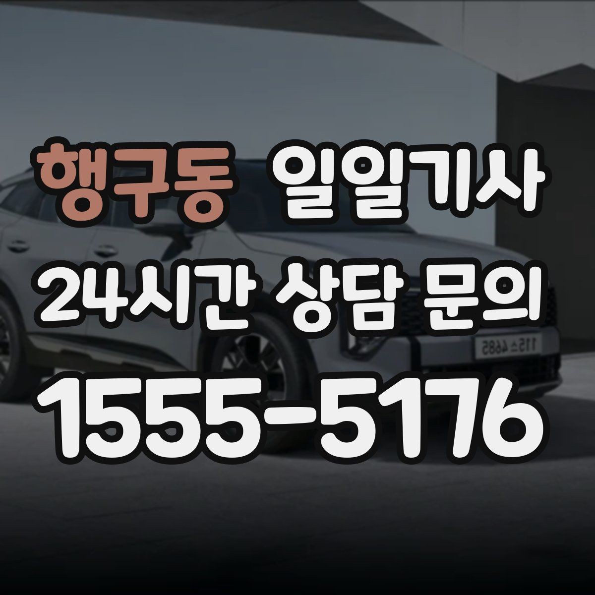 행구동 일일기사 초행 지역 안내 동행
