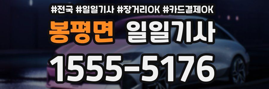 봉평면 일일기사