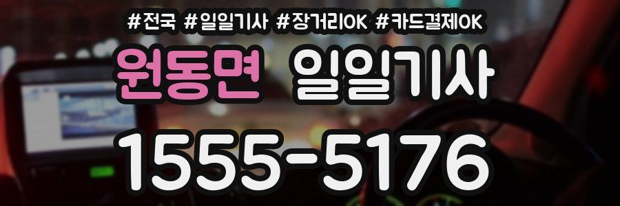 원동면 일일기사