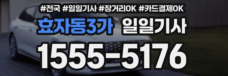 효자동3가 일일기사