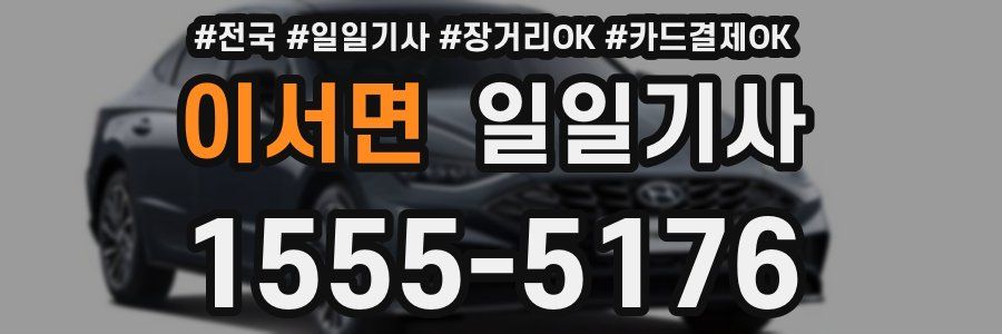 이서면 일일기사