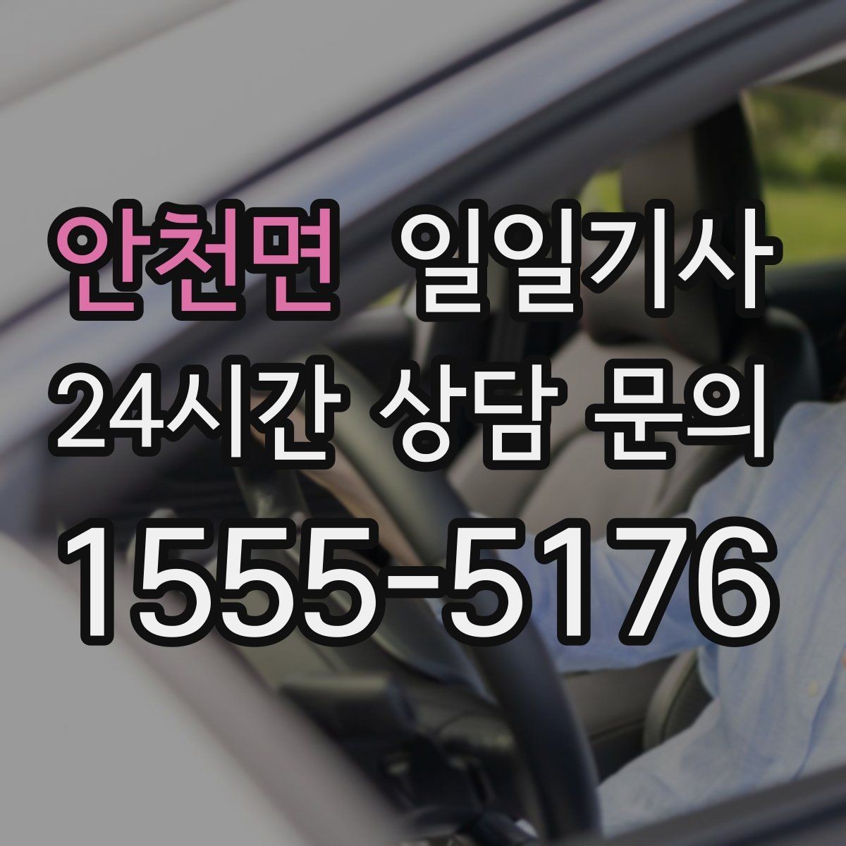 안천면 일일기사 손님 영접과 배웅도 품격 있게