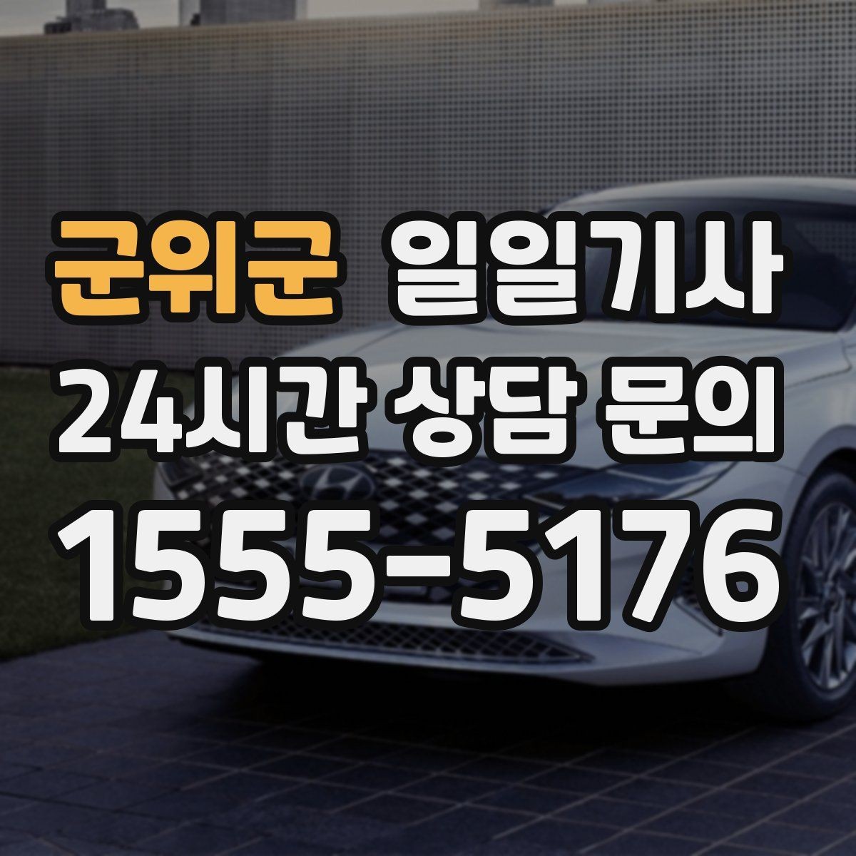 군위군 일일기사 한 번 예약 하루 끝까지
