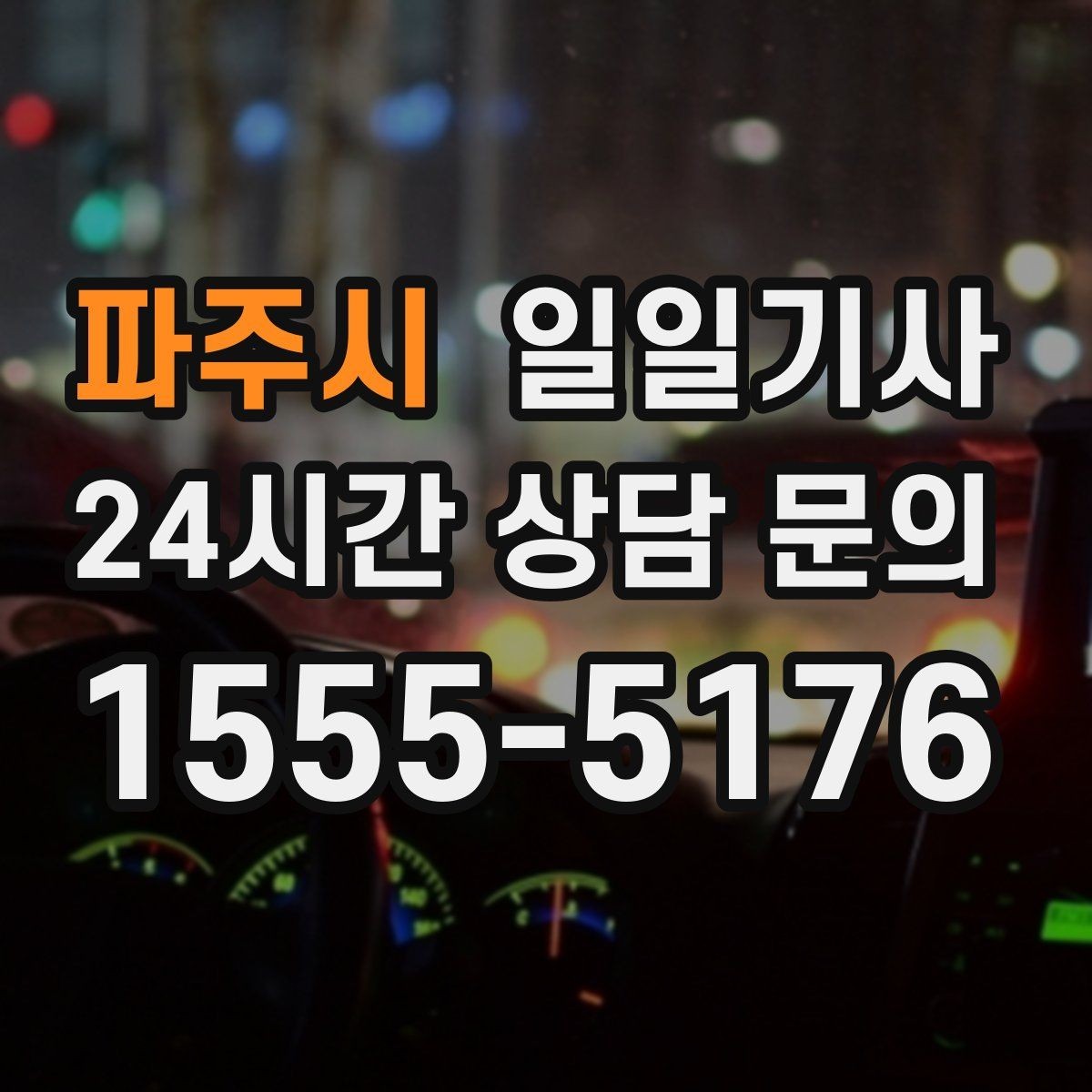 파주시 일일기사 자택 앞 안전 확인까지 깔끔한 마무리