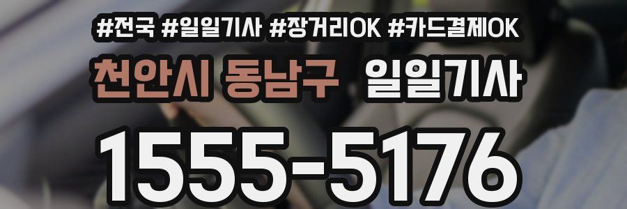 천안시 동남구 일일기사